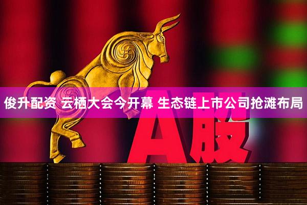 俊升配资 云栖大会今开幕 生态链上市公司抢滩布局