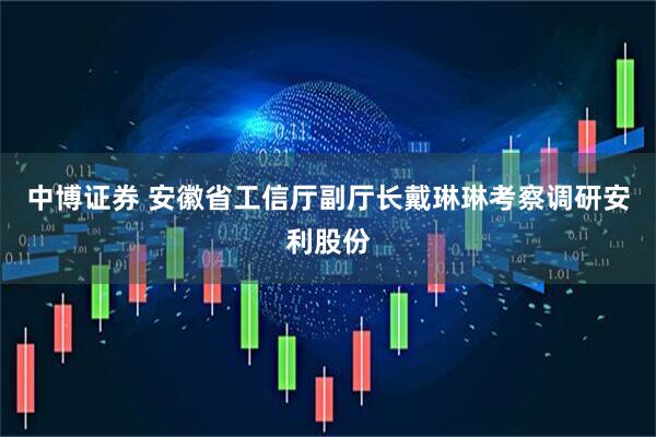 中博证券 安徽省工信厅副厅长戴琳琳考察调研安利股份